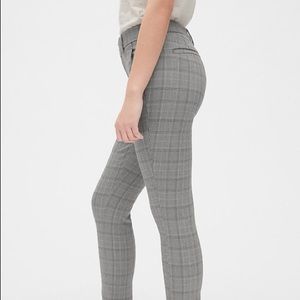High Rise Skinny Signature Ankle Pants Plaid